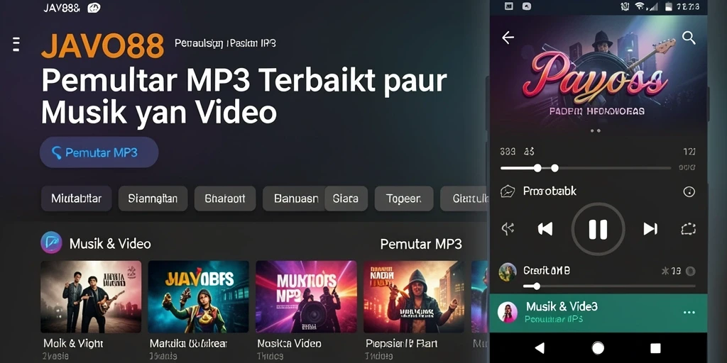 Tampilan antarmuka pengguna JAVO88 yang menarik dan fungsional.