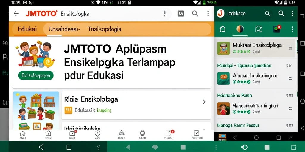 Antarmuka utama aplikasi JMTOTO yang informatif dan menarik.