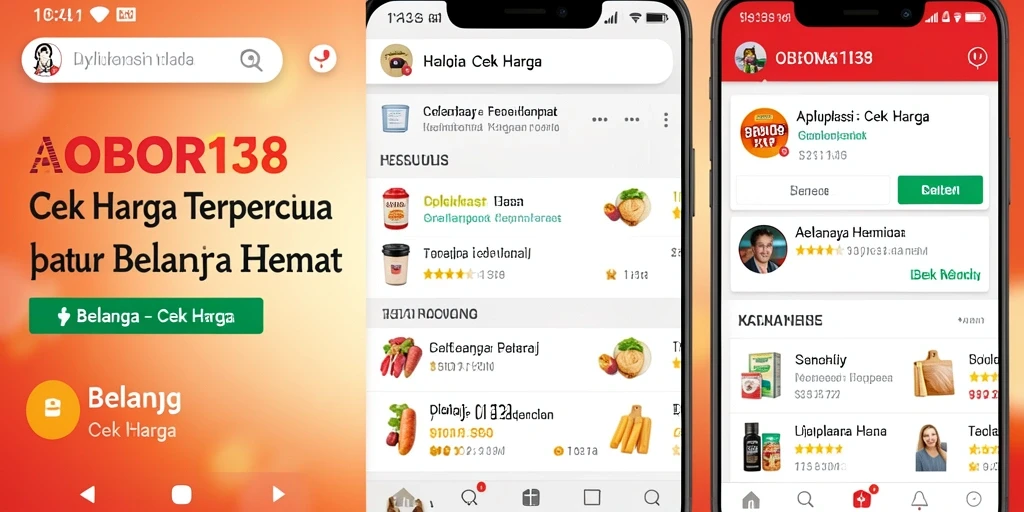 Antarmuka aplikasi OBOR138 yang menampilkan fungsi Cek Harga.